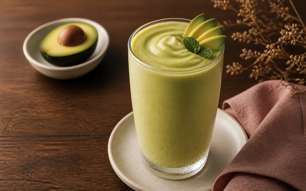 Creamy Vietnamese avocado shake