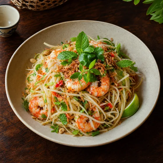Green papaya salad